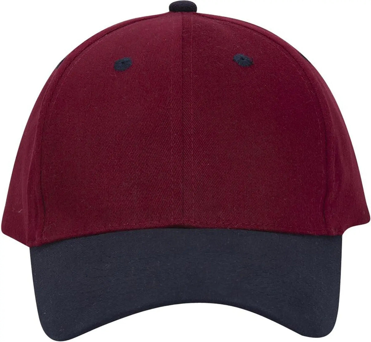 Otto 19-013 6 Panel Low Profile Baseball Cap - Nvy/burg.marn - 1/2’’ - 7 5/8’’