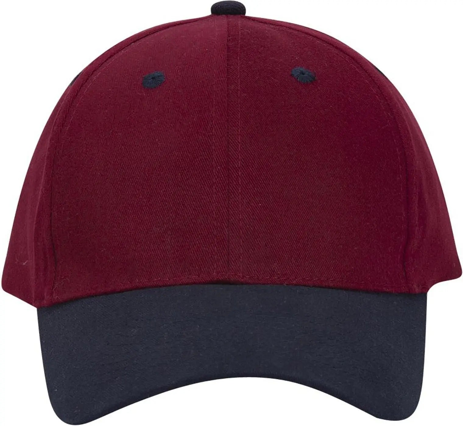 Otto 19-013 6 Panel Low Profile Baseball Cap - Nvy/burg.marn - 1/2’’ - 7 5/8’’