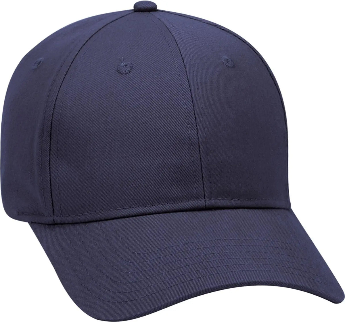 Otto 19-028 6 Panel Low Profile Baseball Cap - Navy - 1/2’’ - 7 5/8’’