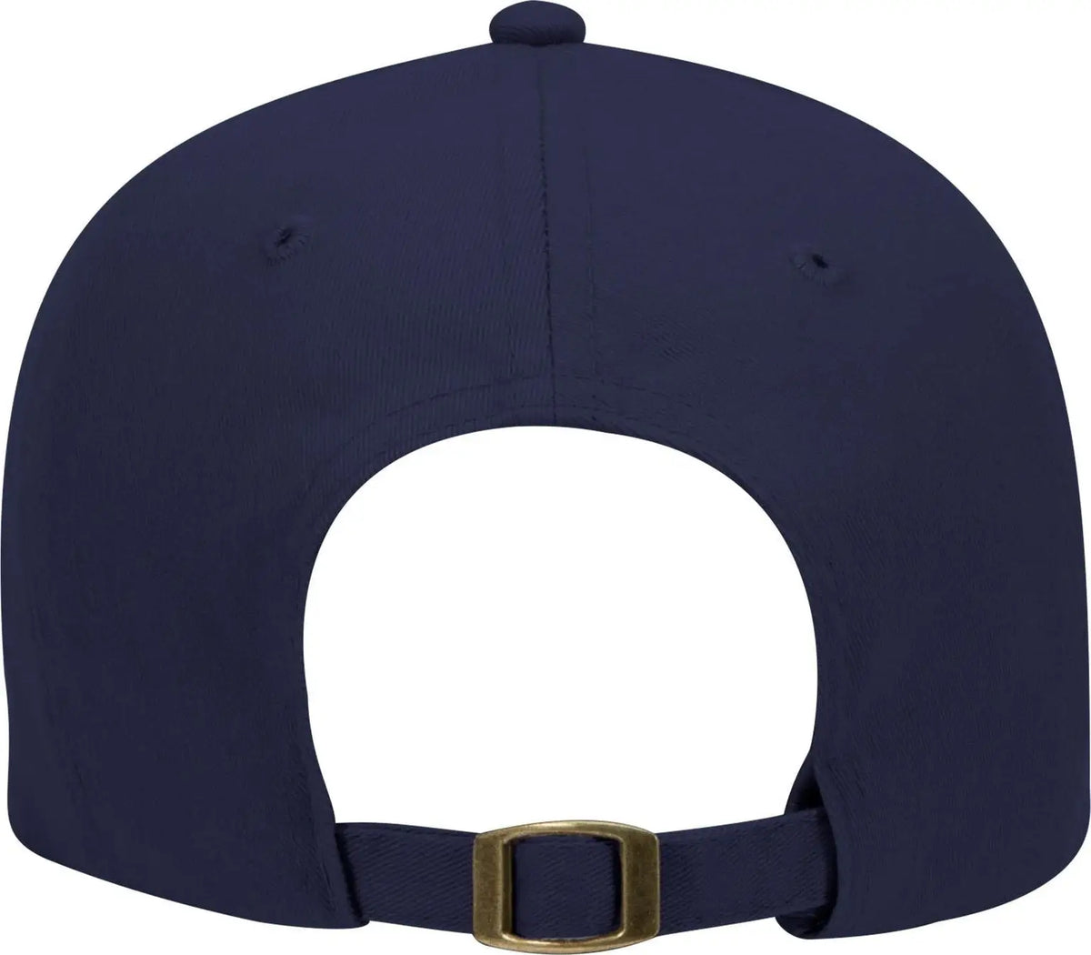 Otto 19-028 6 Panel Low Profile Baseball Cap - Navy - 1/2’’ - 7 5/8’’