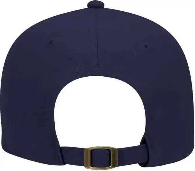 Otto 19 028 Brushed Cotton Twill Low Profile Pro Style Structured Firm Front Panel Cap Navy / one Size Fits Most