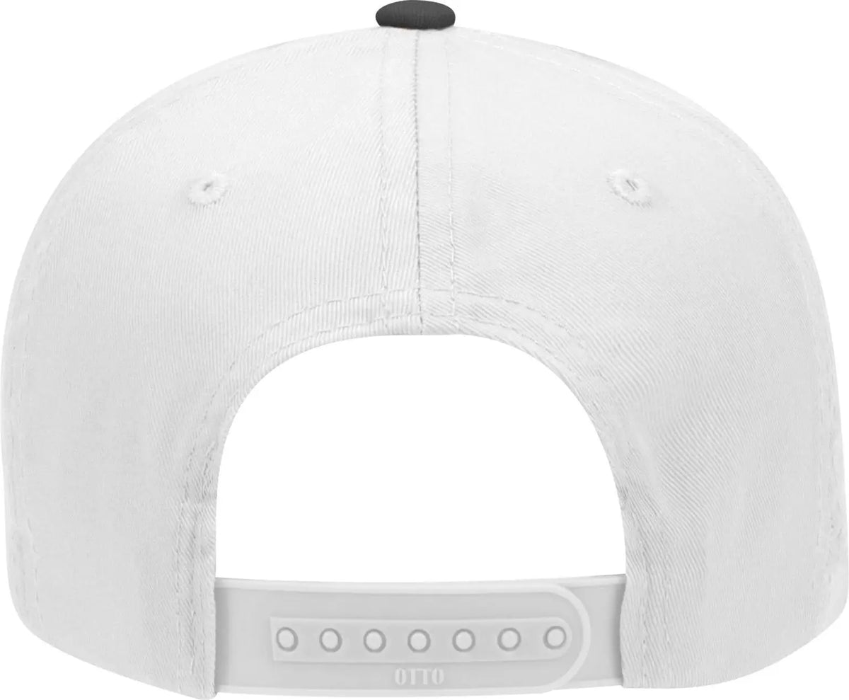 Otto 19-061 6 Panel Low Profile Baseball Cap - Blk/wht - 1/2’’ - 7 5/8’’