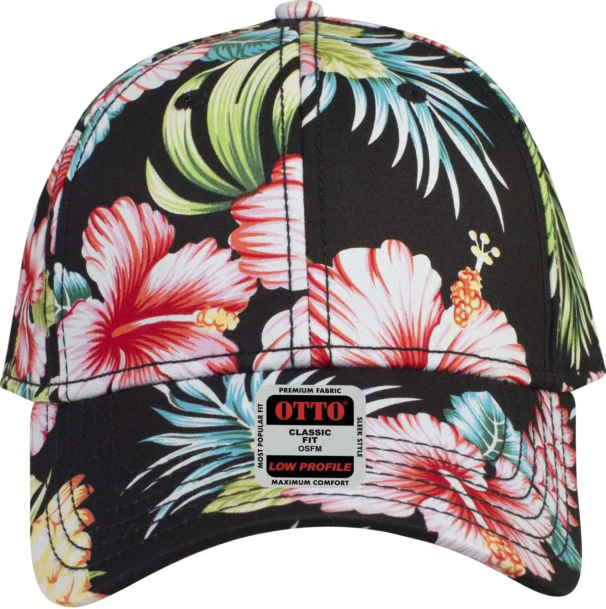 Otto 19-061 6 Panel Low Profile Baseball Cap - Design001 - 1/2’’ - 7 5/8’’