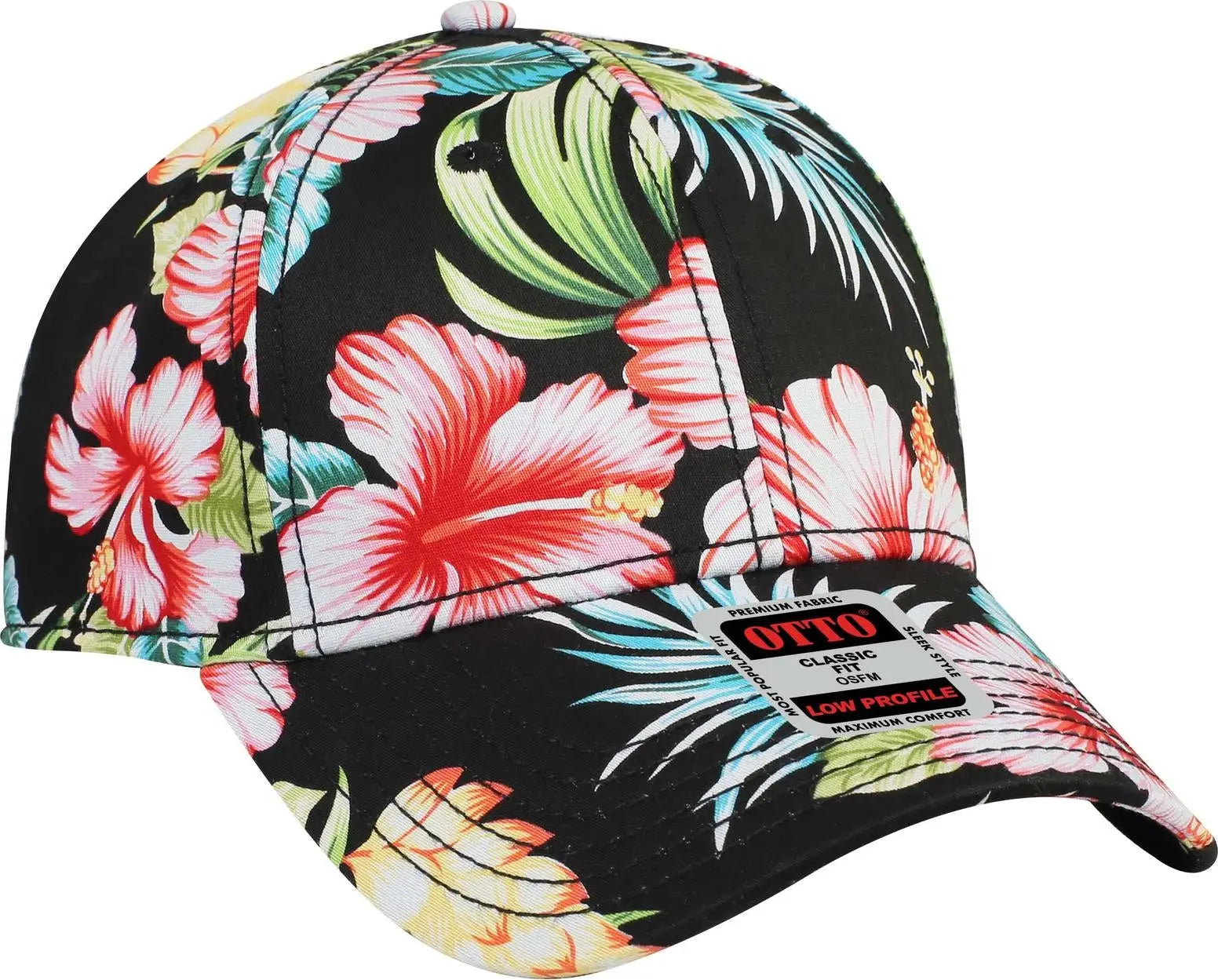 Otto 19-061 6 Panel Low Profile Baseball Cap - Design001 - 1/2’’ - 7 5/8’’