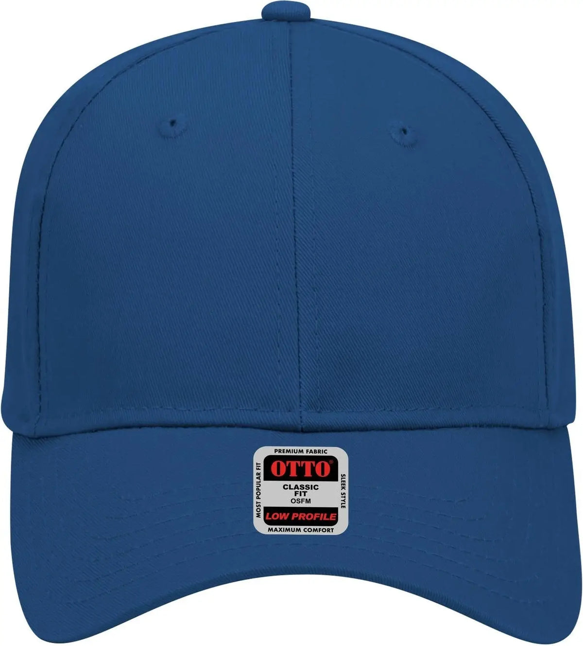 Otto 19-061 6 Panel Low Profile Baseball Cap - Royal - 1/2’’ - 7 5/8’’
