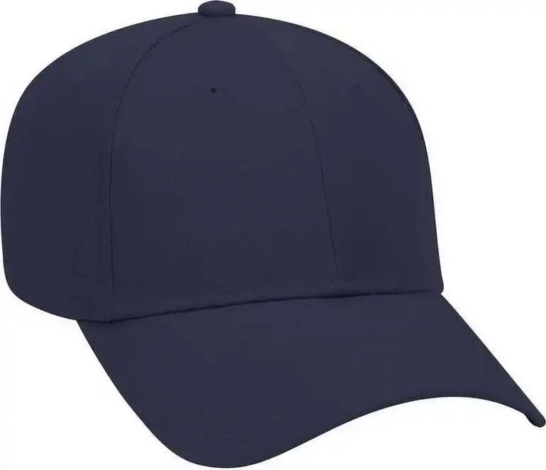 Otto 19 061 Cotton Twill Low Profile Pro Style Cap with Fabric Adjustable Hook Navy / one Size Fits Most
