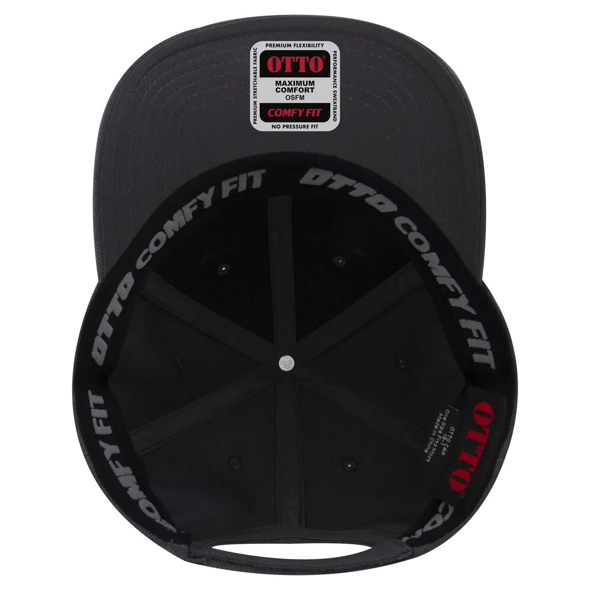 Otto 19-1 ?Otto Comfy Fit’ 6 Panel Low Profile Baseball Cap - Char. Gray - 7 3/8’’ - 5/8’’