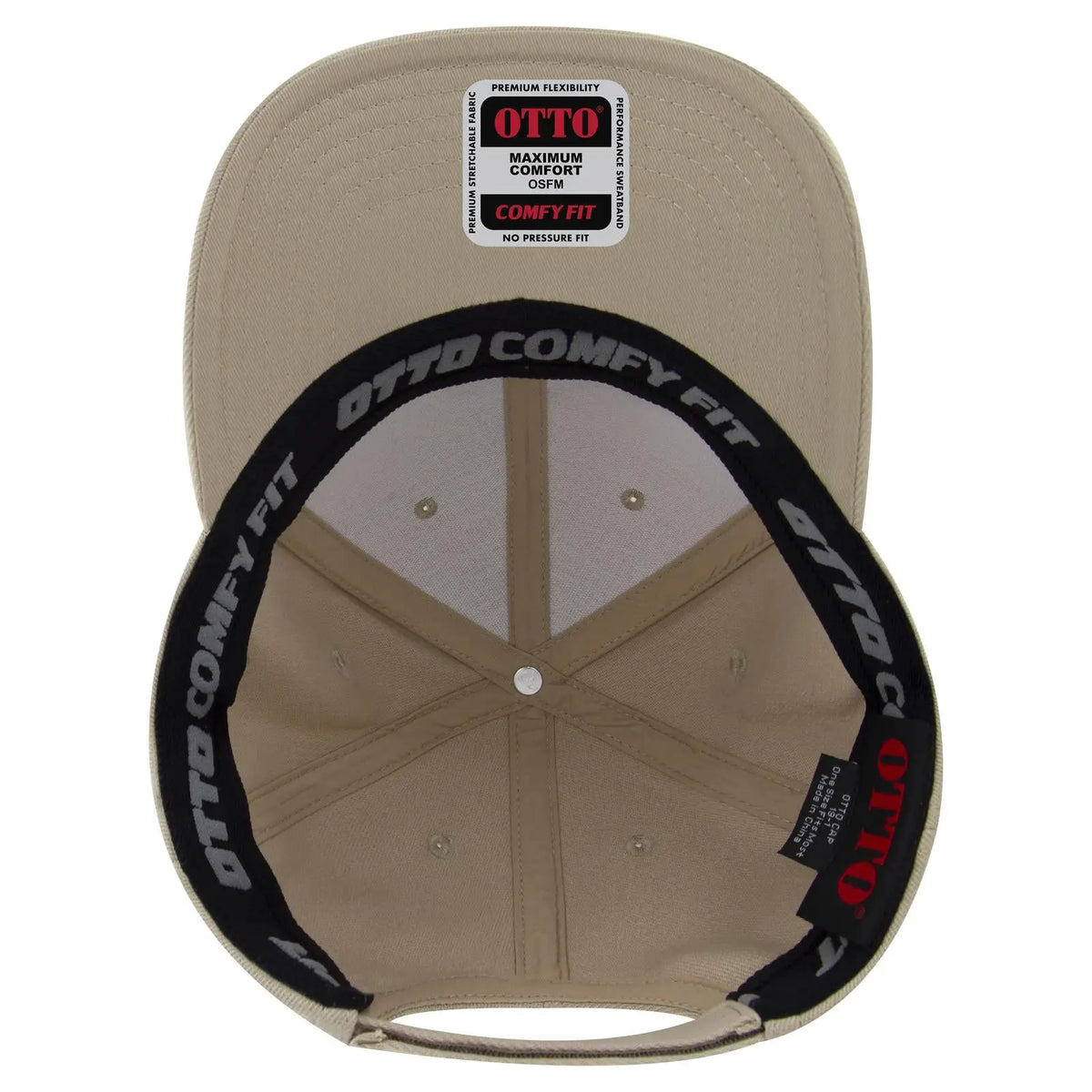 Otto 19-1 ?Otto Comfy Fit’ 6 Panel Low Profile Baseball Cap - Khaki - 7 3/8’’ - 5/8’’