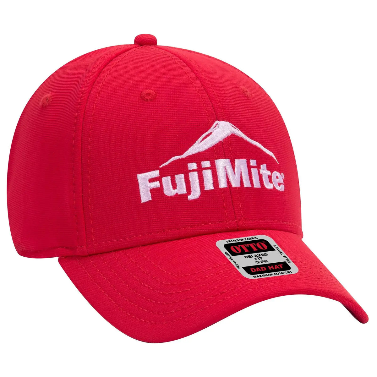 Otto 19-1051 6 Panel Low Profile Baseball Cap - Red - 7 3/8’’ - 5/8’’