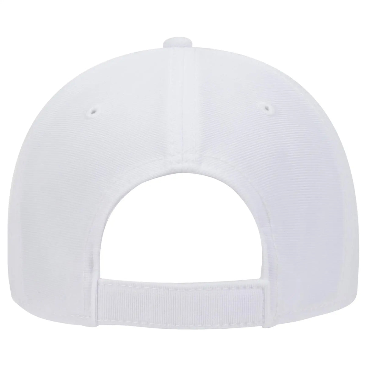 Otto 19-1051 6 Panel Low Profile Baseball Cap - White - 7 3/8’’ - 5/8’’