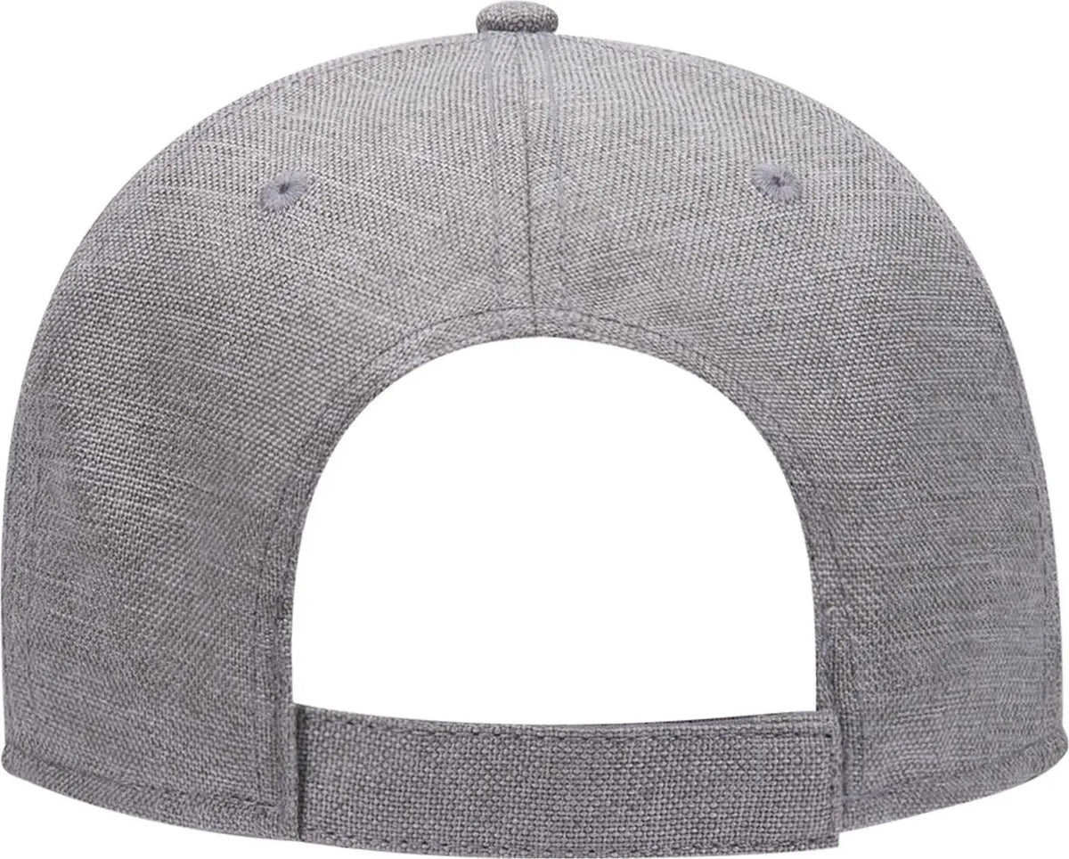 Otto 19-1066 6 Panel Low Profile Baseball Cap - Heath. Gray - 1/2’’ - 7 5/8’’
