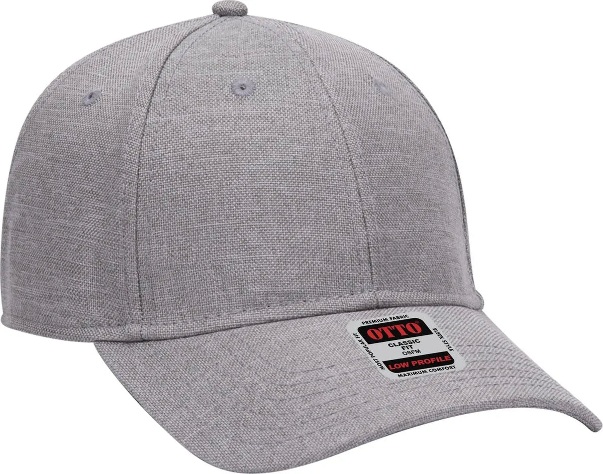 Otto 19-1066 6 Panel Low Profile Baseball Cap - Heath. Gray - 1/2’’ - 7 5/8’’