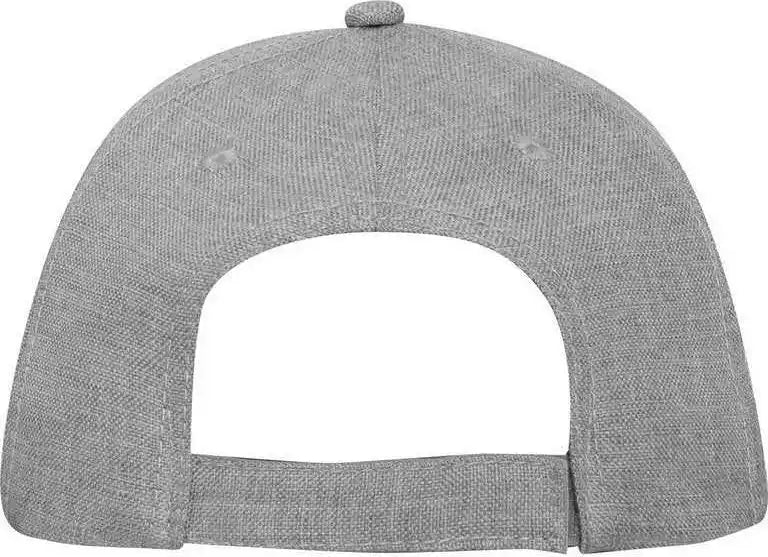 Otto 19-1066 6 Panel Low Profile Baseball Cap - Heather Gray - one Size Fits Most