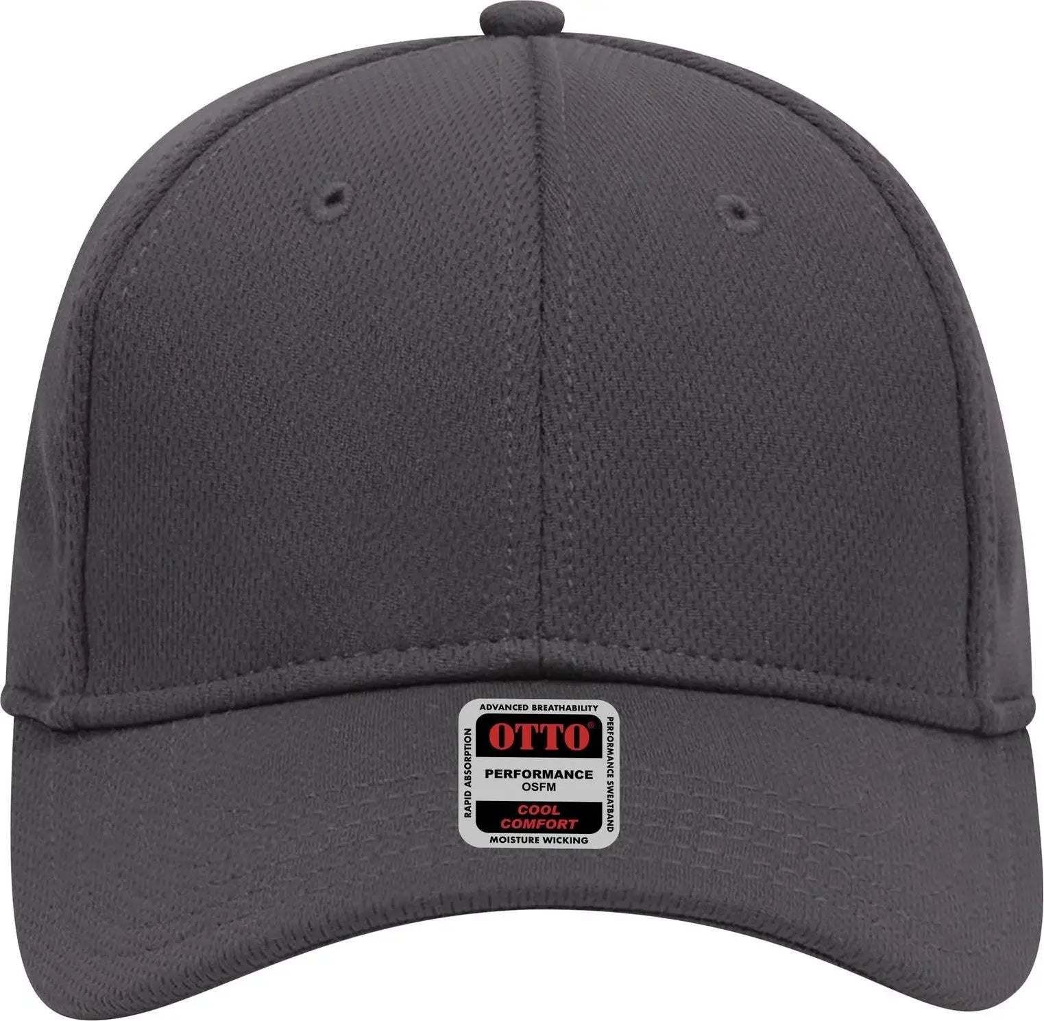 Otto 19-1122 6 Panel Low Profile Baseball Cap - Char. Gray - 1/2’’ - 7 5/8’’
