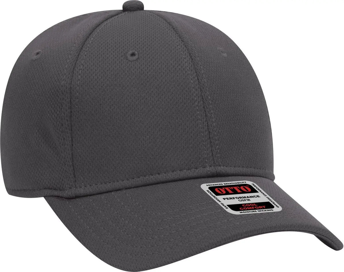 Otto 19-1122 6 Panel Low Profile Baseball Cap - Char. Gray - 1/2’’ - 7 5/8’’
