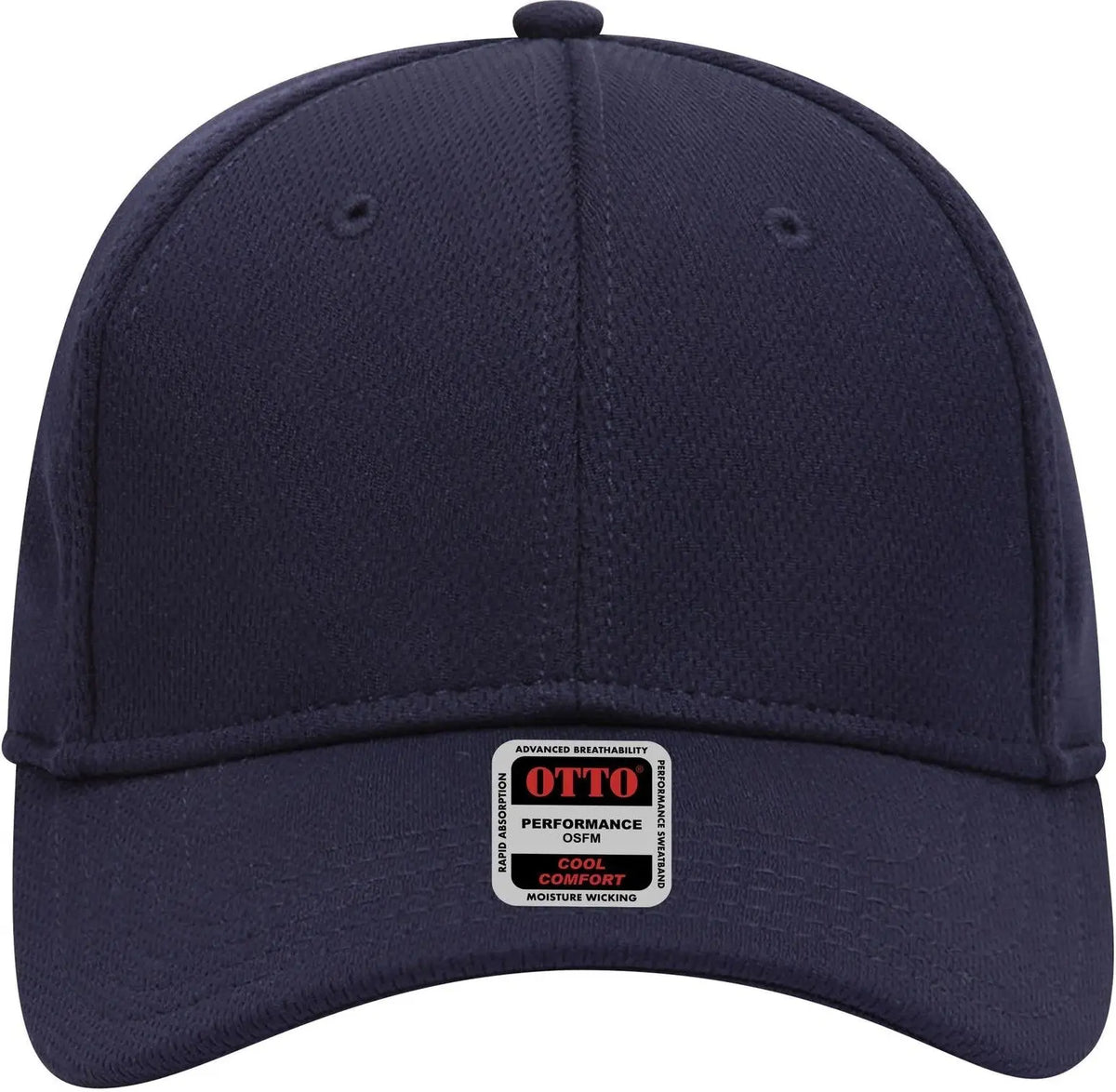 Otto 19-1122 6 Panel Low Profile Baseball Cap - Navy - 1/2’’ - 7 5/8’’
