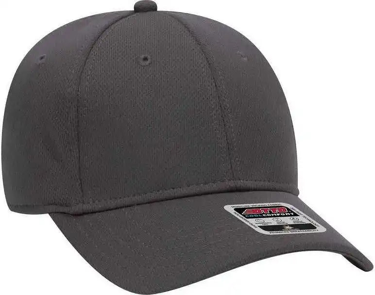 Otto 19 1122 Sweatband 6 Panel Low Profile Baseball Cap Charcoal Gray Dark / one Size Fits Most
