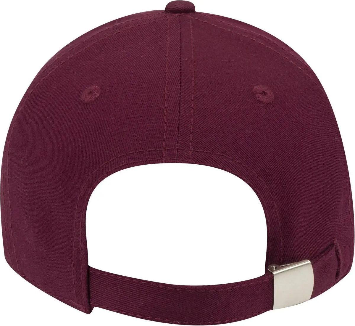 Otto 19-1203 6 Panel Low Profile Baseball Cap - Burg. Marn - 1/2’’ - 7 5/8’’