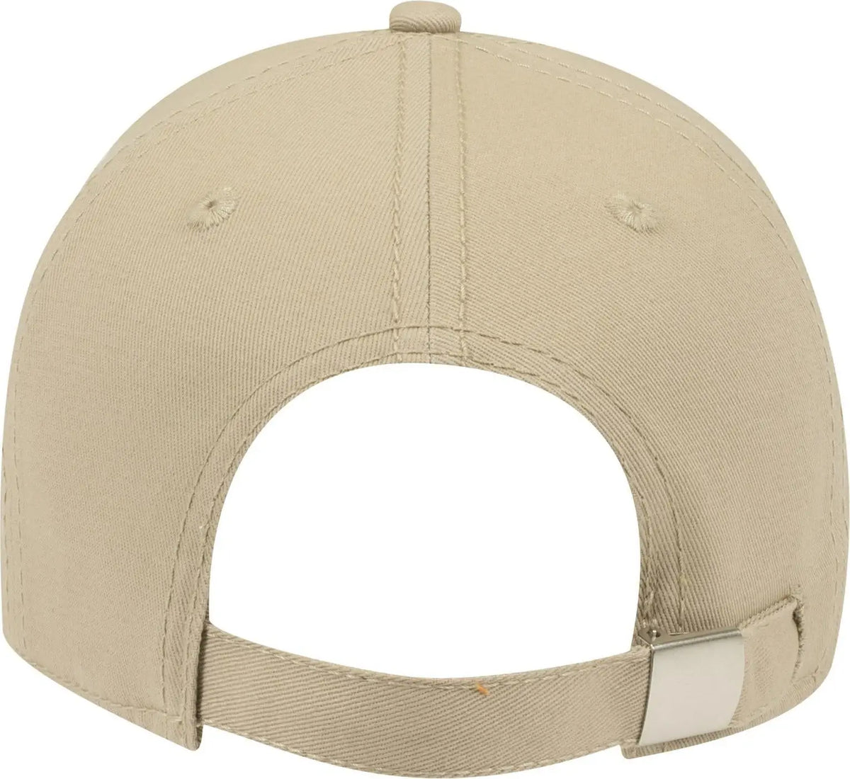 Otto 19-1203 6 Panel Low Profile Baseball Cap - Khaki - 1/2’’ - 7 5/8’’