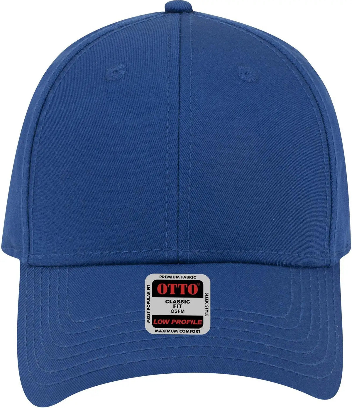 Otto 19-1203 6 Panel Low Profile Baseball Cap - Royal - 1/2’’ - 7 5/8’’