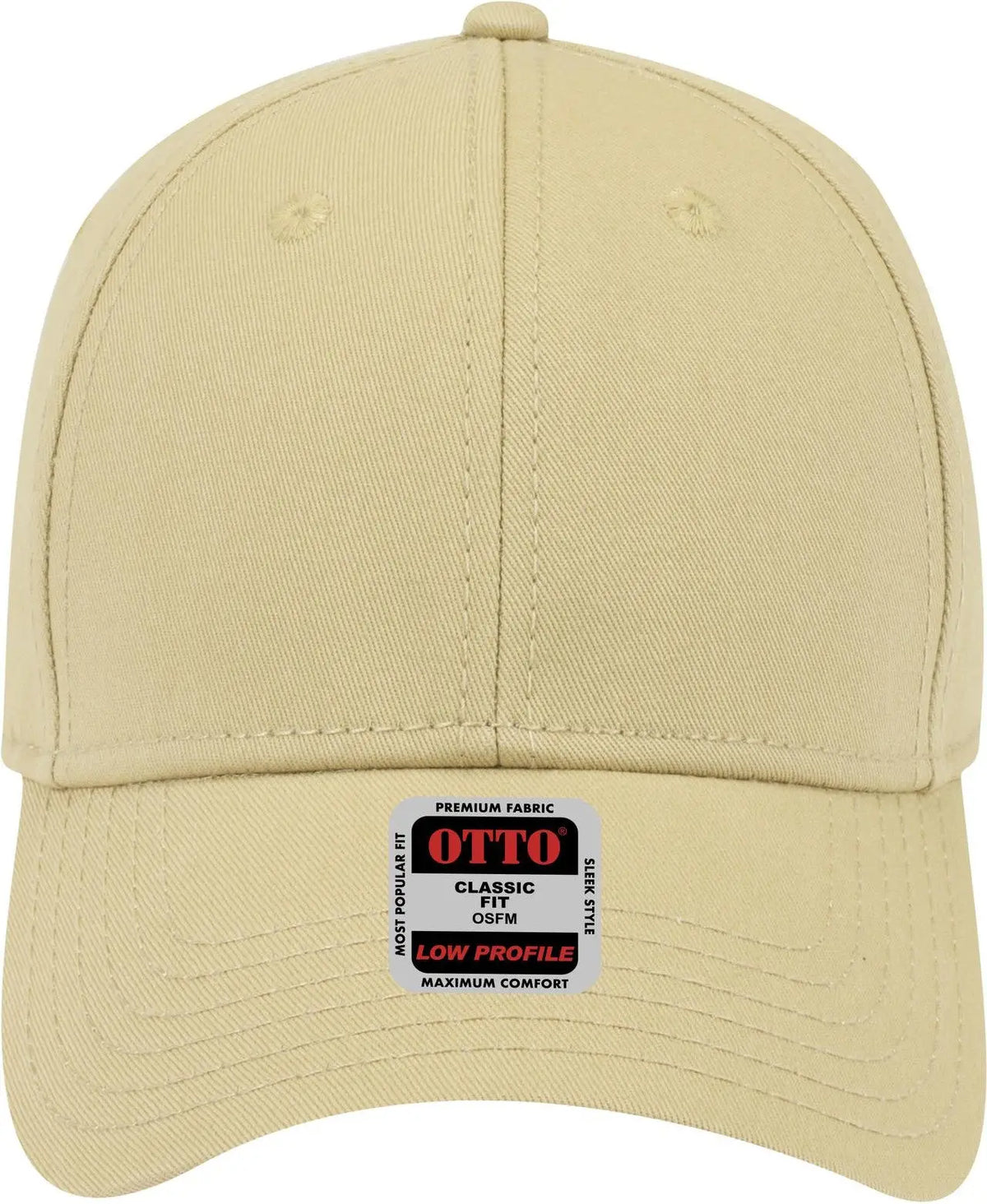 Otto 19-1203 6 Panel Low Profile Baseball Cap - Vegas Gold - 1/2’’ - 7 5/8’’
