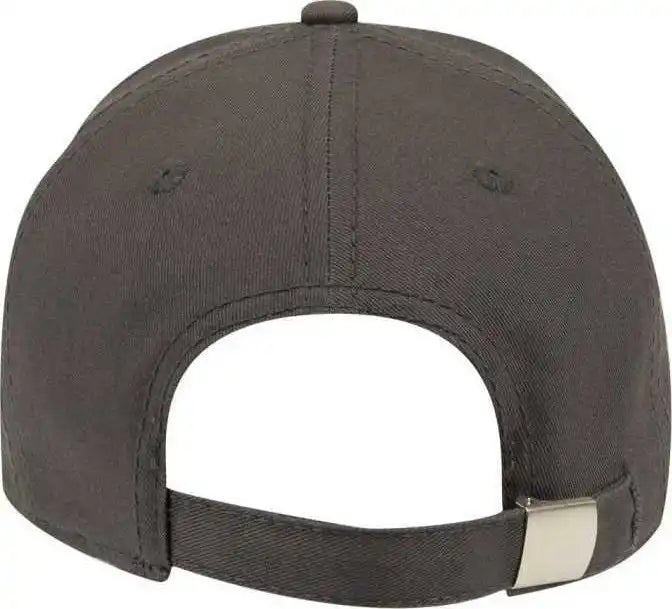 Otto 19-1203 Superior Cotton Twill 6 Panel Low Profile Baseball Cap - Charcoal Gray - Dark / one Size Fits Most
