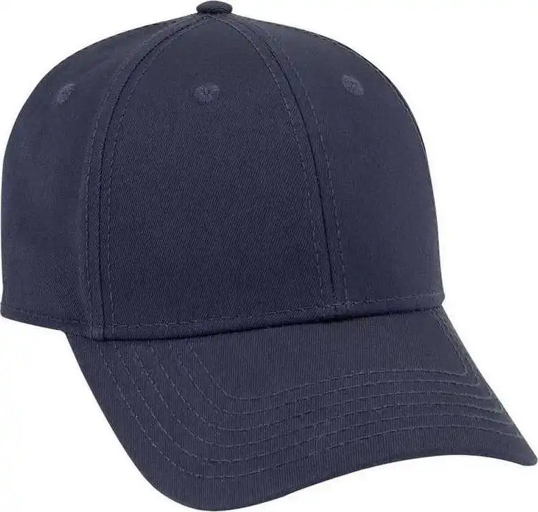 Otto 19-1203 Superior Cotton Twill 6 Panel Low Profile Baseball Cap - Navy - one Size Fits Most