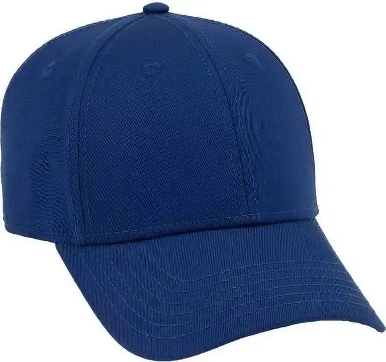 Otto 19 1203 Superior Cotton Twill 6 Panel Low Profile Baseball Cap Royal / one Size Fits Most