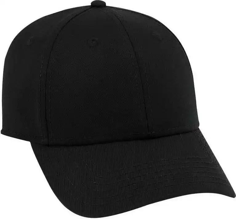 Otto 19 1203 Superior Cotton Twill 6 Panel Low Profile Baseball Cap Black / one Size Fits Most