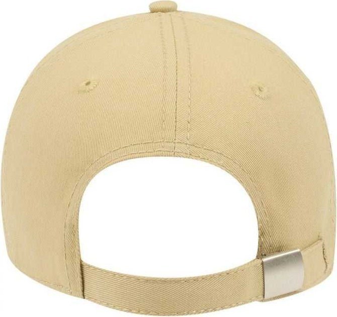 Otto 19-1203 Superior Cotton Twill 6 Panel Low Profile Baseball Cap - Vegas Gold - one Size Fits Most