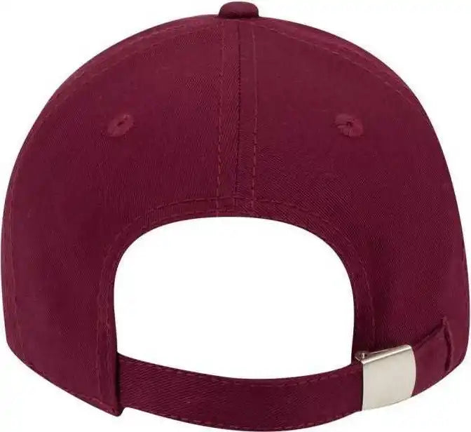 Otto 19-1203 Superior Cotton Twill 6 Panel Low Profile Baseball Cap - Maroon - one Size Fits Most
