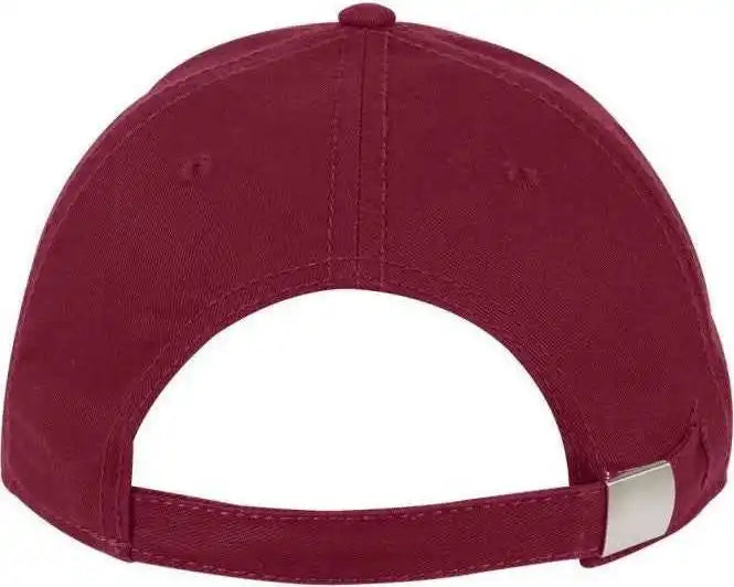 Otto 19-1203 Superior Cotton Twill 6 Panel Low Profile Baseball Cap - Burgandy Maroon - one Size Fits Most