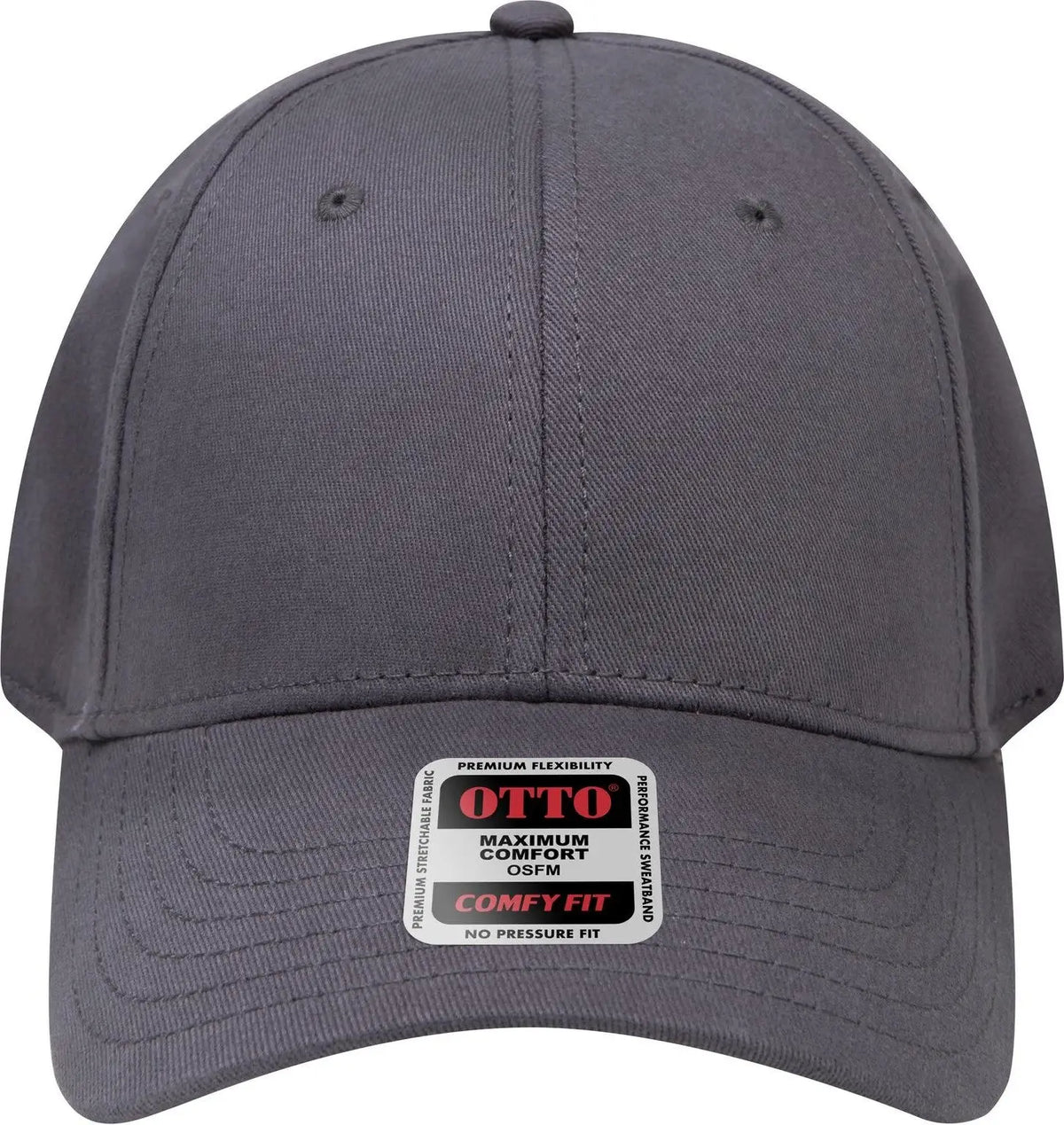 Otto 19-1227 ?Otto Comfy Fit’ 6 Panel Low Profile Baseball Cap - Char. Gray - 1/2’’ - 7 5/8’’