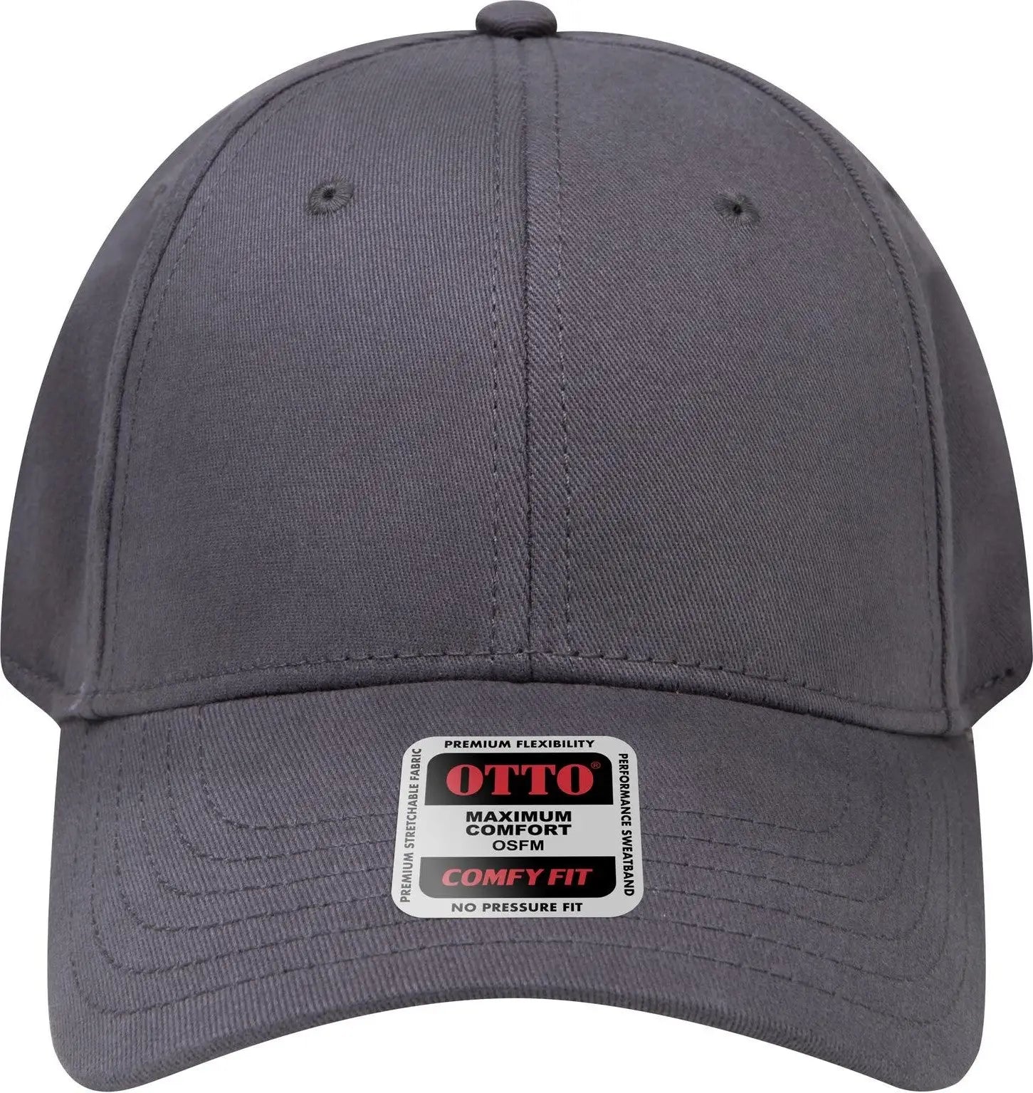 Otto 19-1227 ?Otto Comfy Fit’ 6 Panel Low Profile Baseball Cap - Char. Gray - 1/2’’ - 7 5/8’’