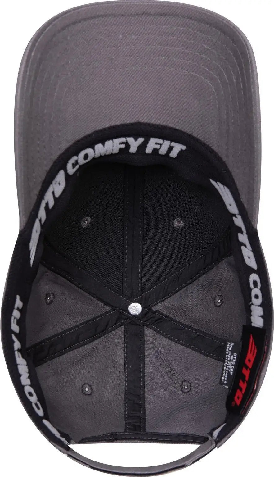 Otto 19-1227 ?Otto Comfy Fit’ 6 Panel Low Profile Baseball Cap - Char. Gray - 1/2’’ - 7 5/8’’