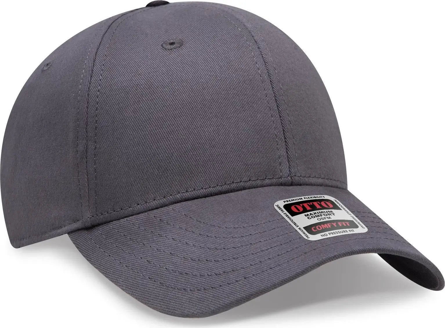Otto 19-1227 ?Otto Comfy Fit’ 6 Panel Low Profile Baseball Cap - Char. Gray - 1/2’’ - 7 5/8’’