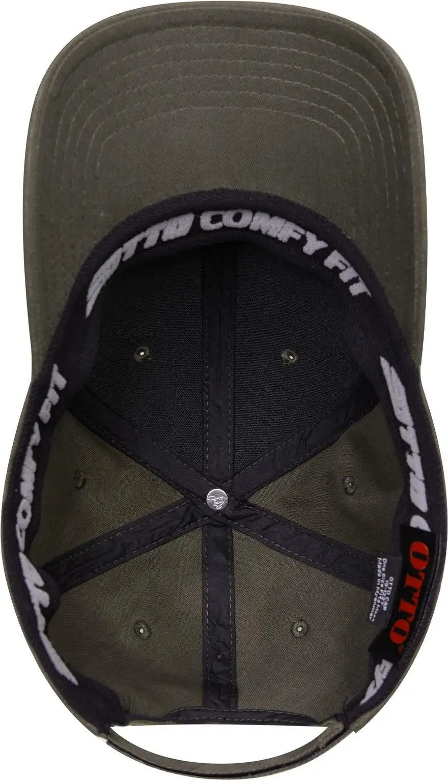 Otto 19-1227 ?Otto Comfy Fit’ 6 Panel Low Profile Baseball Cap - Dk. Ol. Green - 1/2’’ - 7 5/8’’