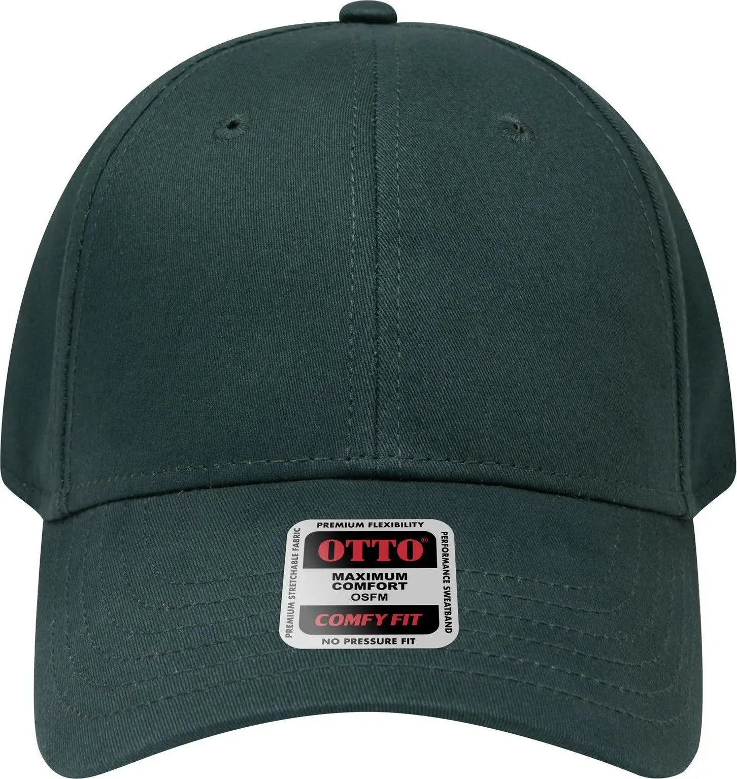 Otto 19-1227 ?Otto Comfy Fit’ 6 Panel Low Profile Baseball Cap - Dk. Green - 1/2’’ - 7 5/8’’