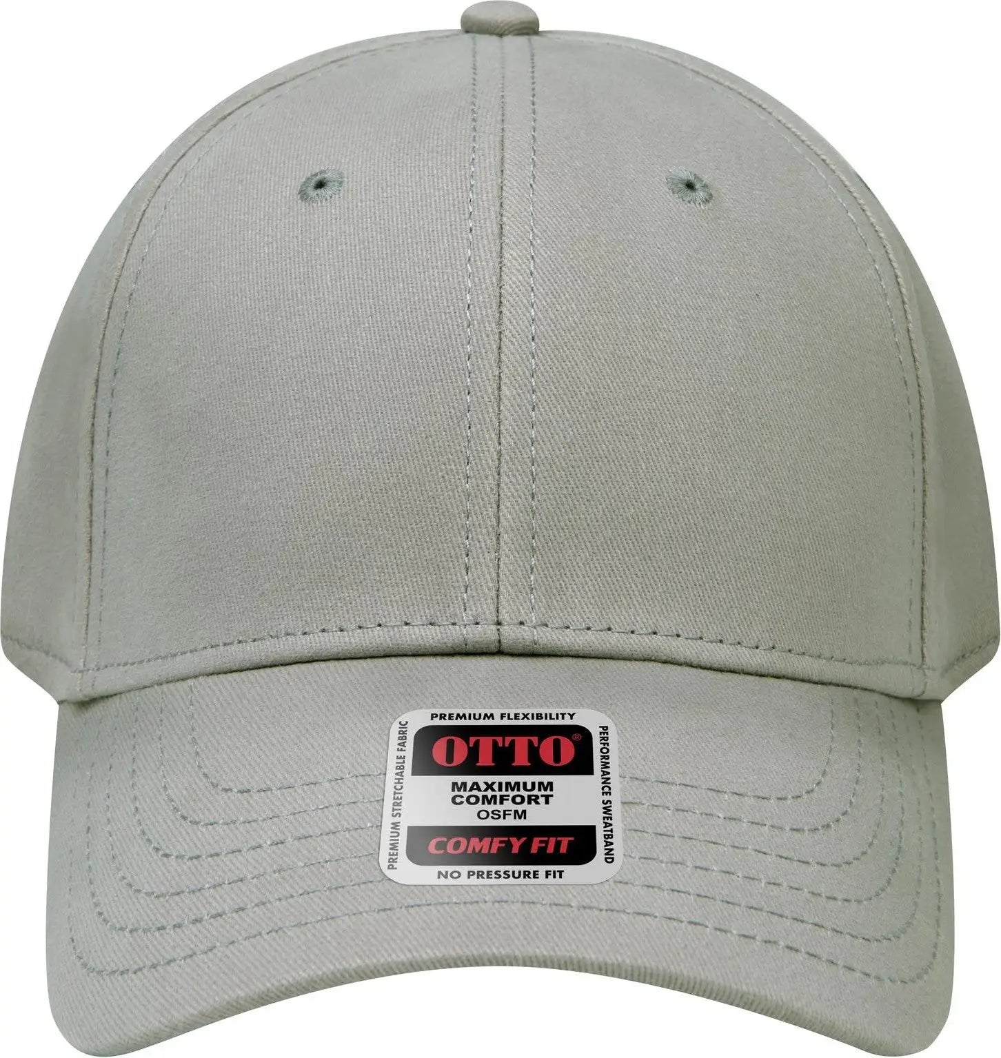 Otto 19-1227 ?Otto Comfy Fit’ 6 Panel Low Profile Baseball Cap - Gray - 1/2’’ - 7 5/8’’