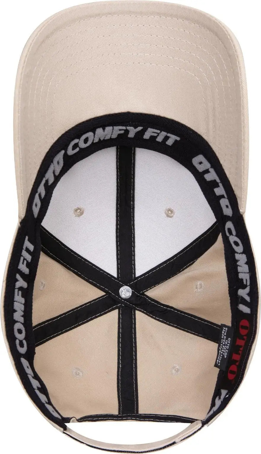 Otto 19-1227 ?Otto Comfy Fit’ 6 Panel Low Profile Baseball Cap - Khaki - 1/2’’ - 7 5/8’’