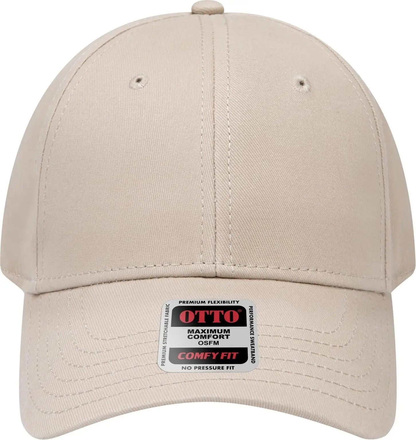 Otto 19-1227 ?Otto Comfy Fit’ 6 Panel Low Profile Baseball Cap - Khaki - 1/2’’ - 7 5/8’’