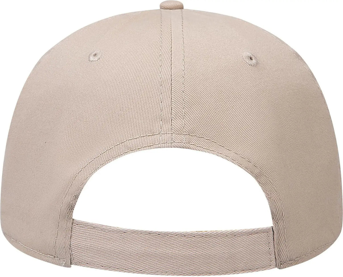 Otto 19-1227 ?Otto Comfy Fit’ 6 Panel Low Profile Baseball Cap - Khaki - 1/2’’ - 7 5/8’’