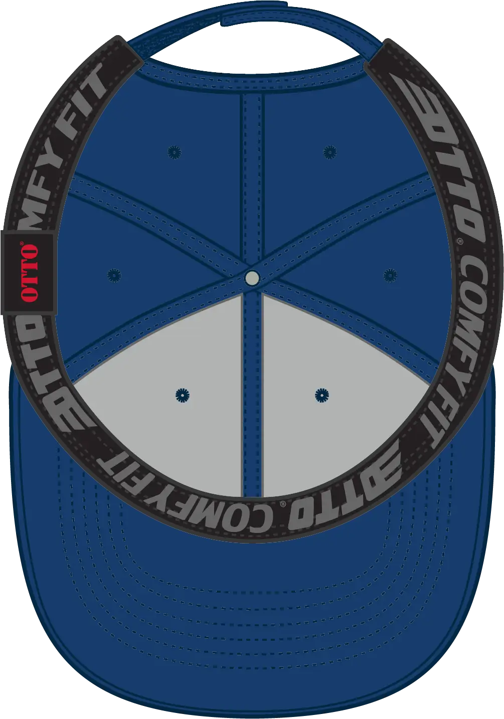 Otto 19-1227 ?Otto Comfy Fit’ 6 Panel Low Profile Baseball Cap - Royal - 1/2’’ - 7 5/8’’