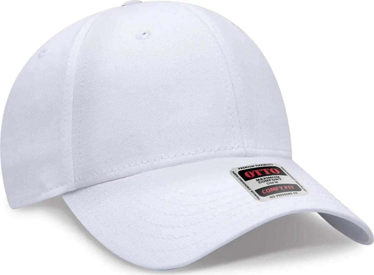 Otto 19-1227 ?Otto Comfy Fit’ 6 Panel Low Profile Baseball Cap - White - 1/2’’ - 7 5/8’’