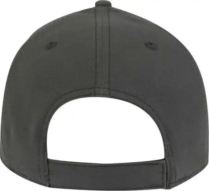 Otto 19 1227 Ultra Fine Brushed Stretchable Superior Cotton Twill 6 Panel Low Profile Baseball Cap Charcoal Gray Dark
