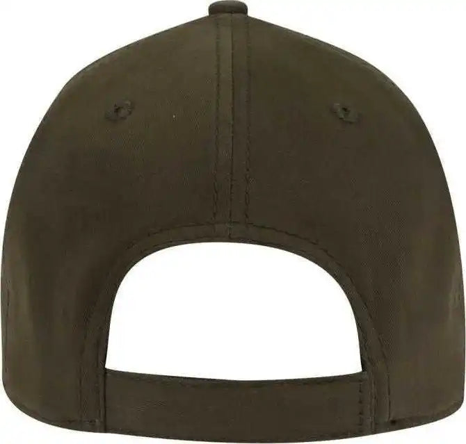 Otto 19-1227 Ultra Fine Brushed Stretchable Superior Cotton Twill 6 Panel Low Profile Baseball Cap - Dark Olive Green