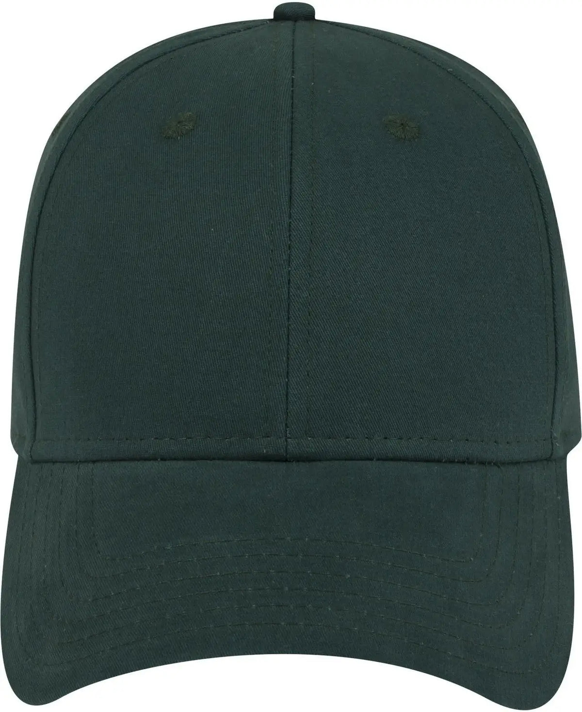 Otto 19-1229 6 Panel Low Profile Baseball Cap - Dk. Green - 1/2’’ - 7 5/8’’