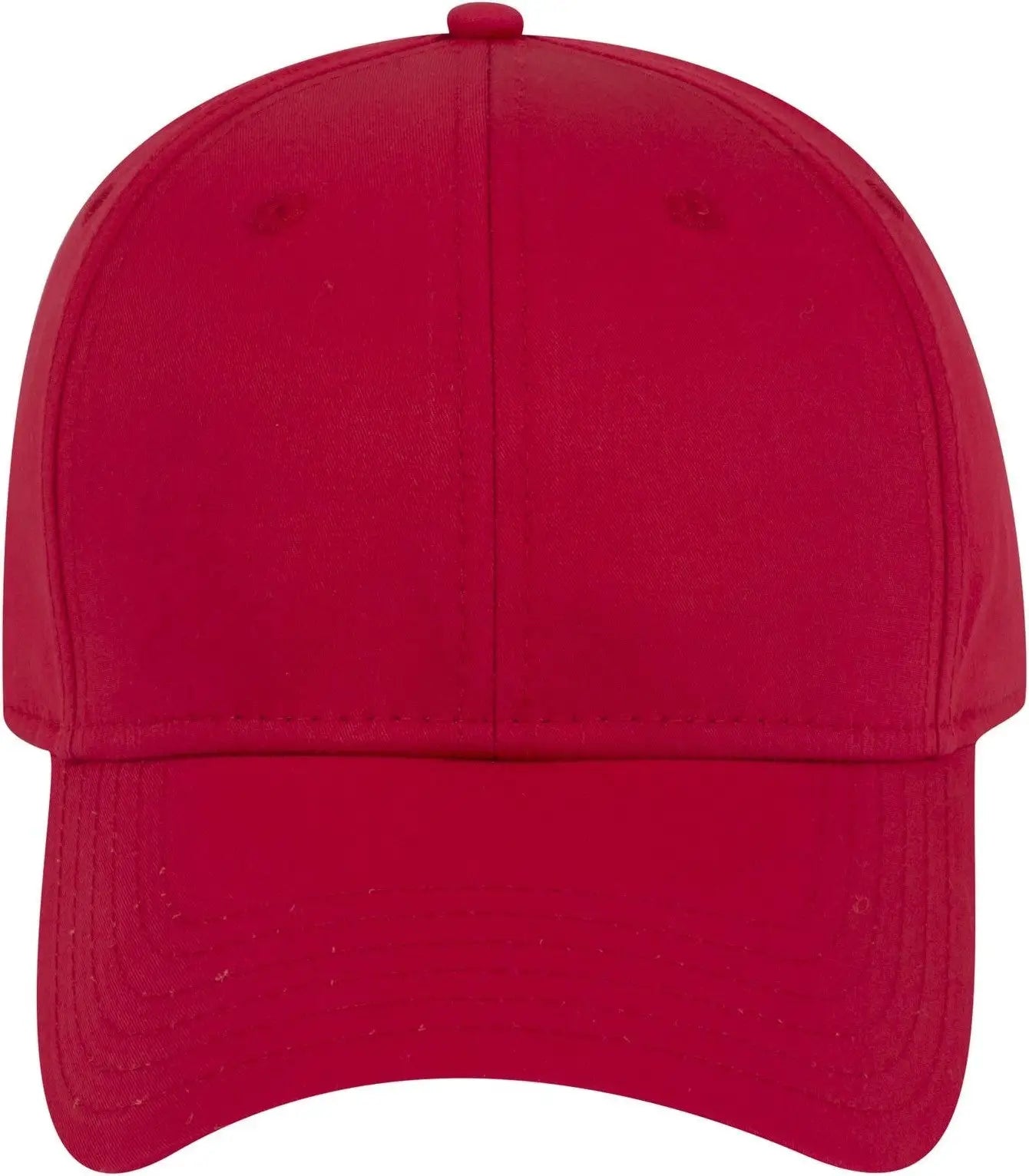 Otto 19-1229 6 Panel Low Profile Baseball Cap - Red - 1/2’’ - 7 5/8’’