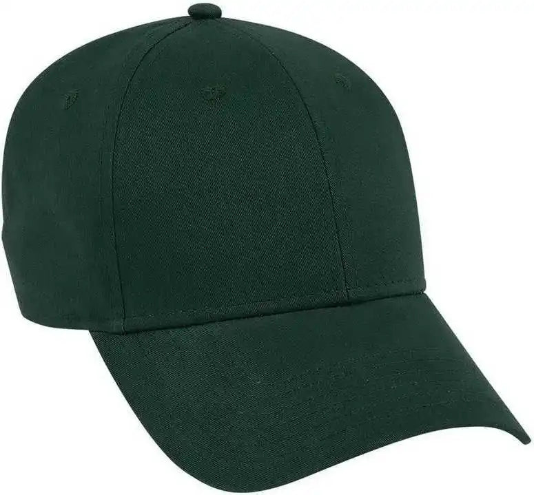 Otto 19-1229 Superior Combed Cotton Twill 6 Panel Low Profile Baseball Cap - Dark Green - Forest / one Size Fits Most