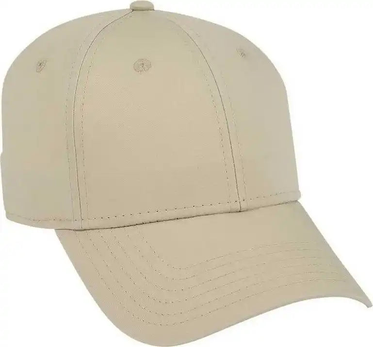 Otto 19 1229 Superior Combed Cotton Twill 6 Panel Low Profile Baseball Cap Khaki / one Size Fits Most
